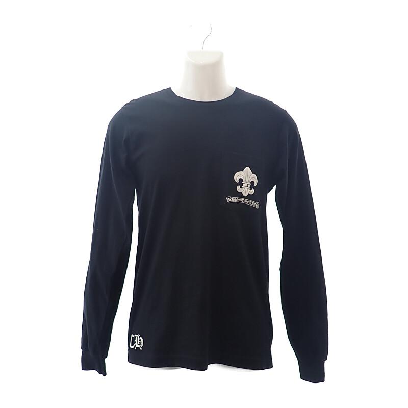 CHROME HEARTS  S Long-sleeved T-shirt black cotton mens