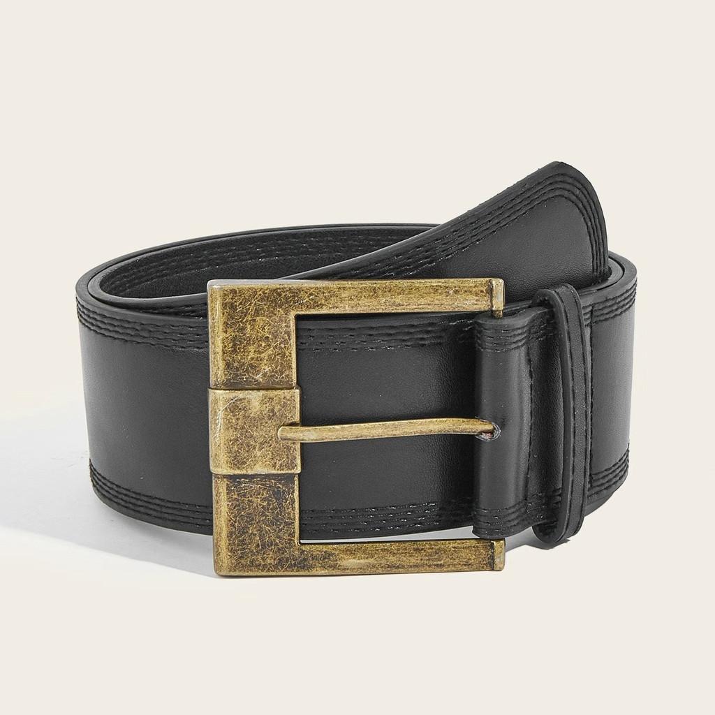Wide Pu Leather Belt For Women Retro Chic Fashion Accessory For Casual Wear