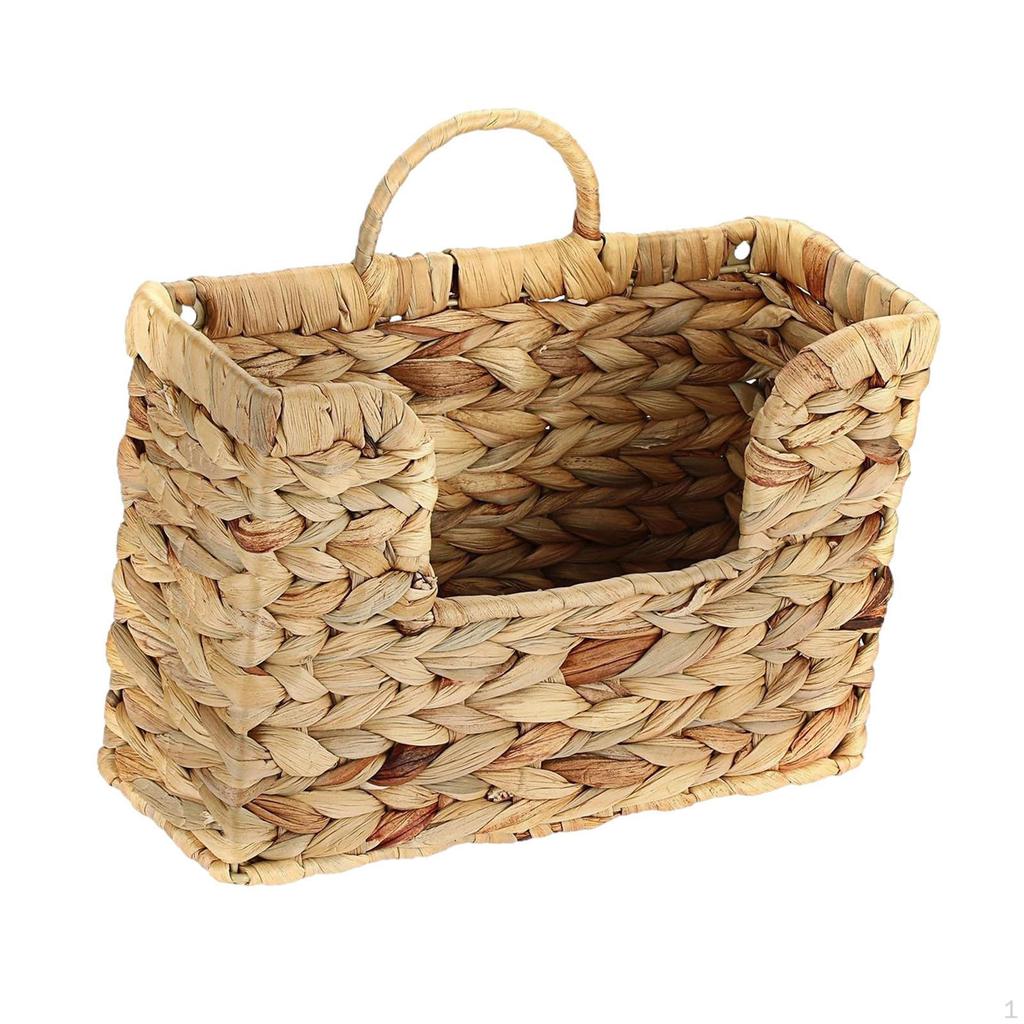 Rack Mail Organizer Versatile Newspaper Holder Wall Mount for S, Envelopes, Books, Documents