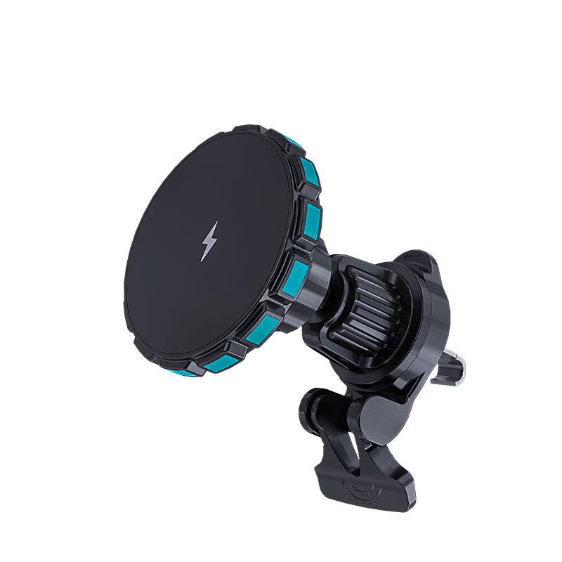 Magnetic Car Wireless Charger for Apple MagSafe Phones чёрный