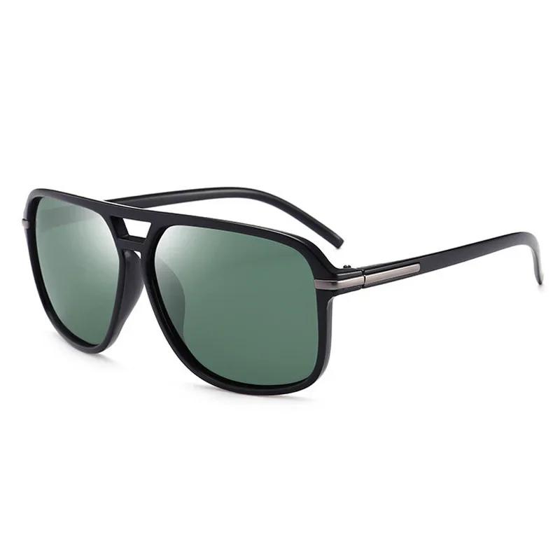 Latest Oversized Frame Square Sunglasses for Men Outdoor Use Driving Sun Eyeglasses Men Fishing Protection Glasses UV400 Oculos De Sol