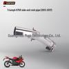 Motorcycle 675 Carbon Fiber Tail Modification Exhaust Muffler, 2006-2017