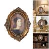 Cornice Rettangolare Antica e Riccamente Decorata per Tavolo o Parete, Cornice per Foto Retrò, Cornice Decorativa per Arredamento Casa