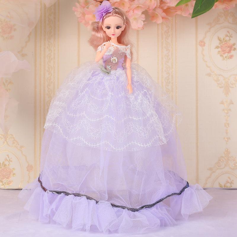 

Лялька Мила Барбі Мультяшний Стиль 22см Гарна Мереживна Сукня ПВХ Подарунок на День Народження StyleD