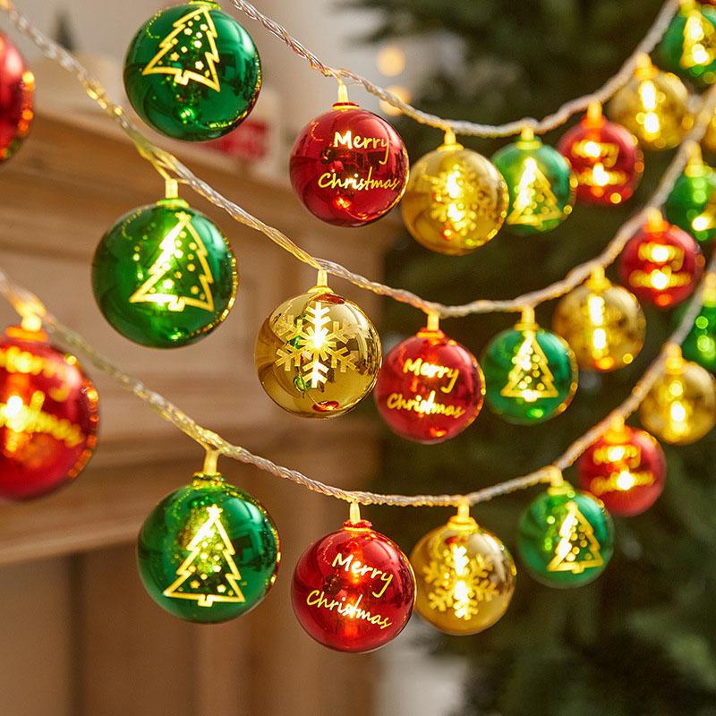 

3M20LED Рождественская гирлянда Леденец Санта Клаус Снеговик Лампа Рождественская елка Гирлянды Подвесные украшения С Рождеством Христовым Декор C