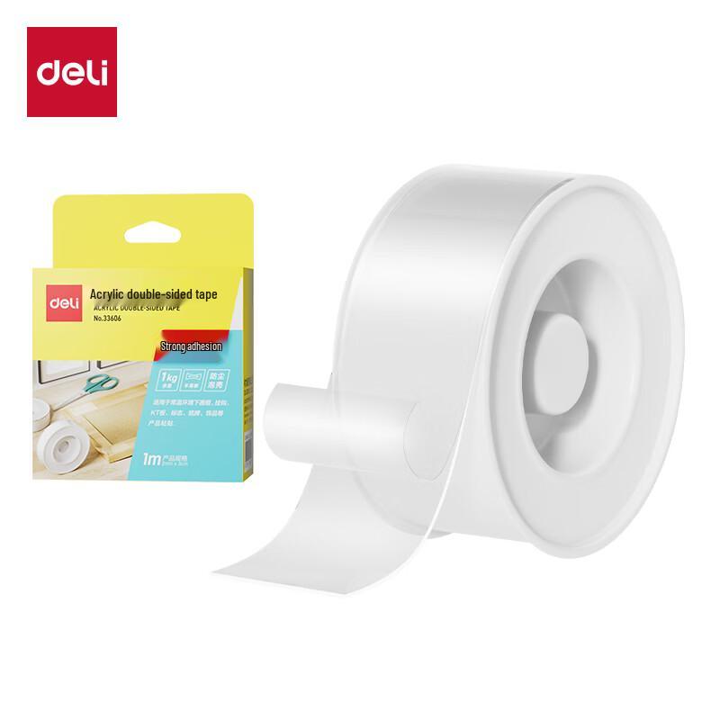 Deli 33606 Traceless Strong Nano Double-Sided Tape