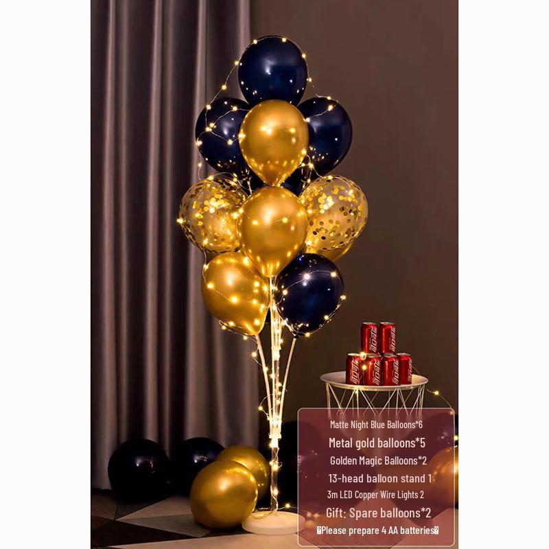 Luminous Balloon Floor Stand for Events: Birthday, Wedding, Anniversary, Party, and More.