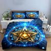Mystic Starry Decorative Set Soft Comfortable Duvet Cover Bedding Set Included 1*Duvet Cover & 2*Pillowcases, Gift