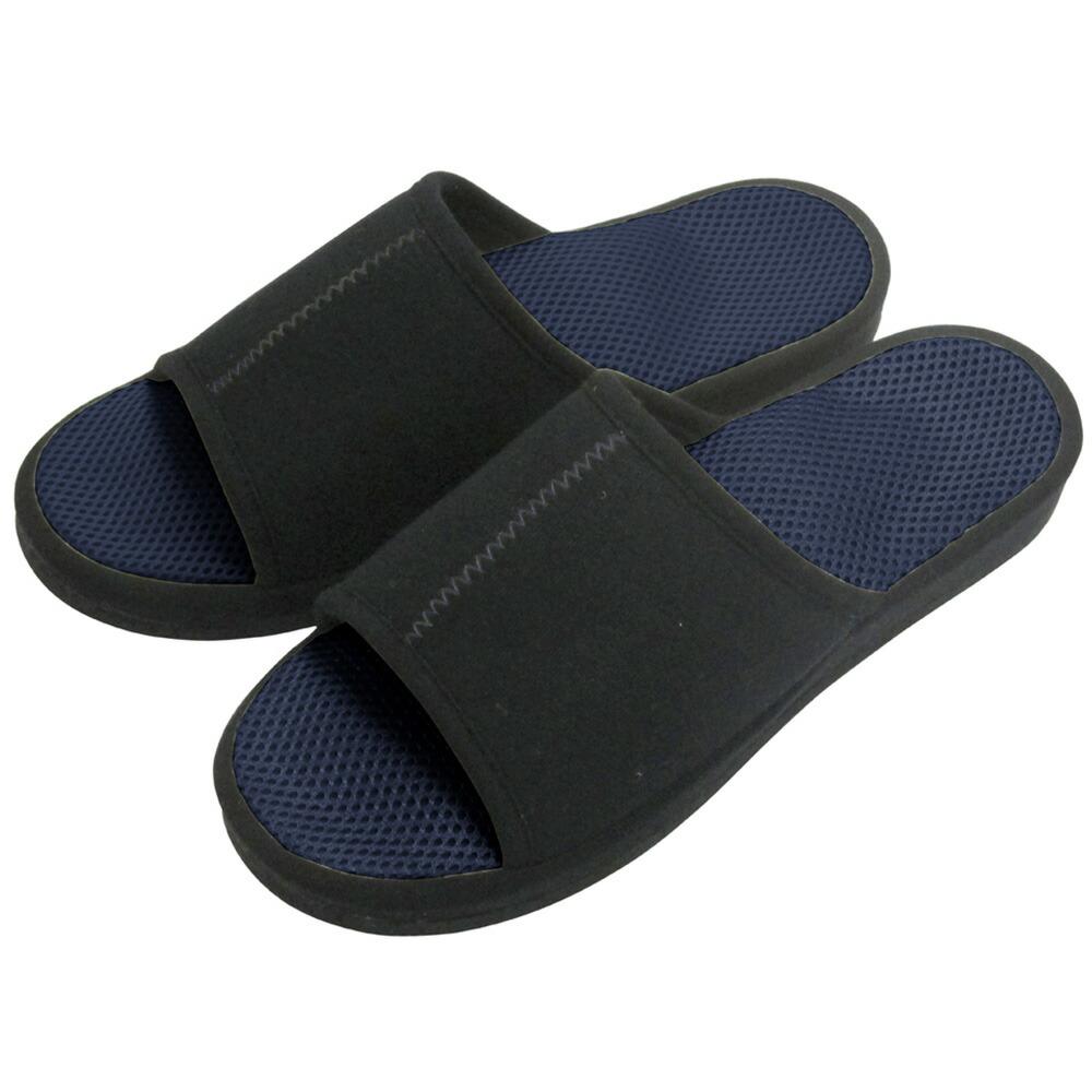 Mega Push Men s Fumippa Navy (Hard) Slippers Health Sandals Health Slippers Pressure Point Slippers Room Shoes Pressure Pressure Pressure Points Foot