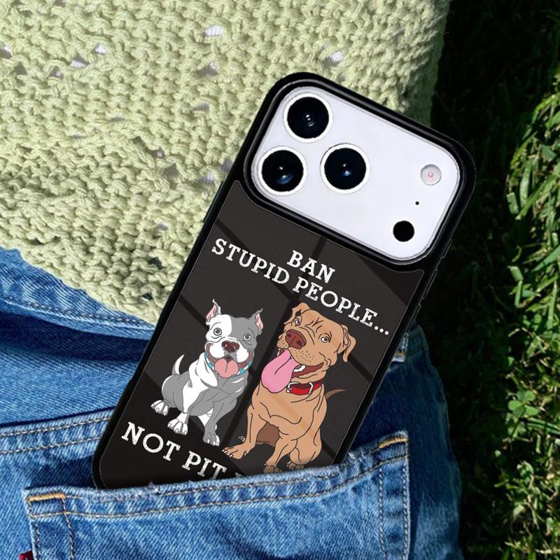Pit Bull Lovely Pet Dog Pitbull mobile phone case Compatible with IPhone 17 16 15 14 13 12 11Pro Max 17 Air cover