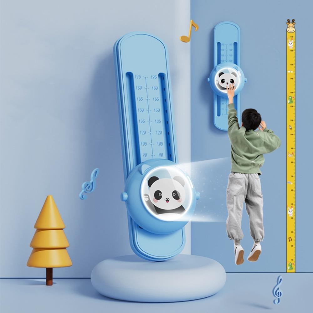 Luminous Interactive Children's Jump Trainer Built-in Voice Prompts Adjustable Height Touch Device LED Display