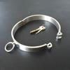Nový límec 304 z nerezové oceli BDSM Bondage Krční límec Fetish Slave Restraints Hry pro dospělé Sex Shop pro páry