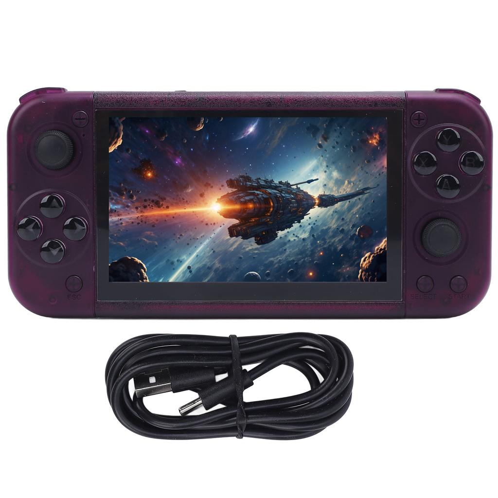 RG50XX Retro Handheld Game Console 128GB 5.0 Inch IPS 800x480 Screen 3000mAh Battery 19+ Emulators Supports HD