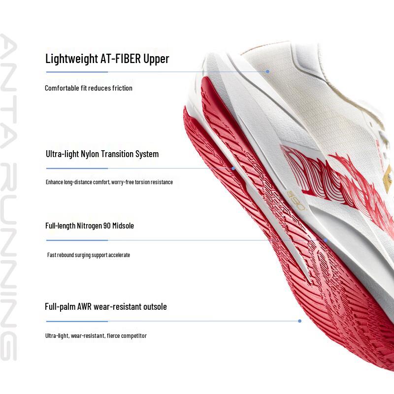 Anta Herren Laufschuhe Zone 2 Herzfrequenz 90 Gedämpft
