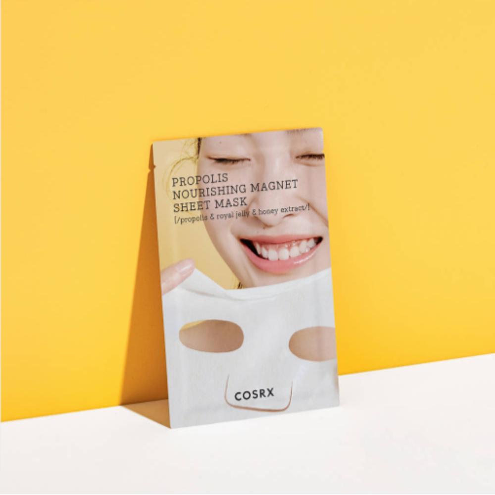 

COSRX Full Fit Propolis Nourishing Magnet Sheet Mask 10-Pack – Honey Glow & Deep Nourishing Care