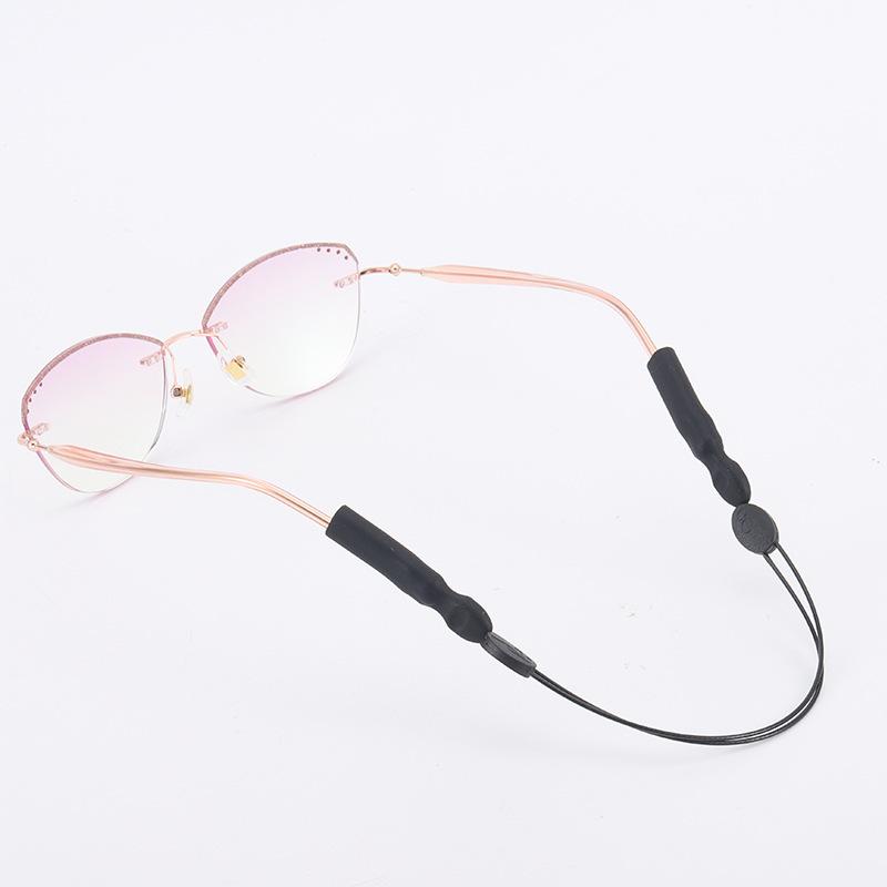Universal Elastic Eyewear Rope Adjustable Anti-Slip Silicone Glasses Strap for Adult Outdoor Sports Activities