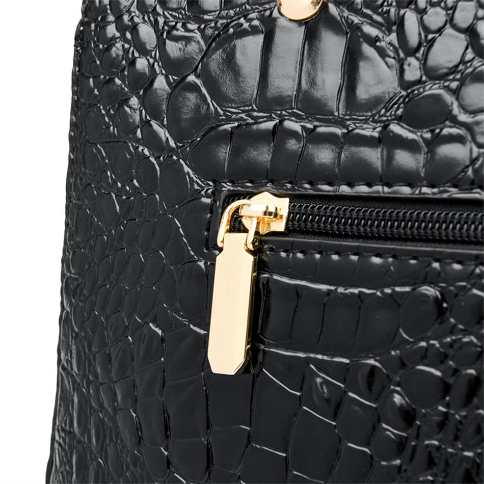 Crocodile Pattern Women's Handbag High Quality Leather Ladies Shoulder Messenger Bags Sac