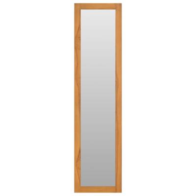 Wandspiegel mit Regalen 30*30*120 cm Massives Teakholz