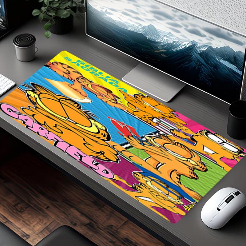 Garfield Print Mouse Pad, for Keyboard Pad Laptop PC Mat for Office Home Use, Desk Decor, Perfect Birthday Gift for Gamers