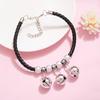 Yousheng Pet Collar Exquisite Pet Neck Circle Adjustable Cats Dogs Necklace with Removable Bell Pendant Pet Supplies
