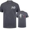 Men's Summer Pure Cotton Round-neck T-shirt Summer Dress Death Skull Pattern Satan71795