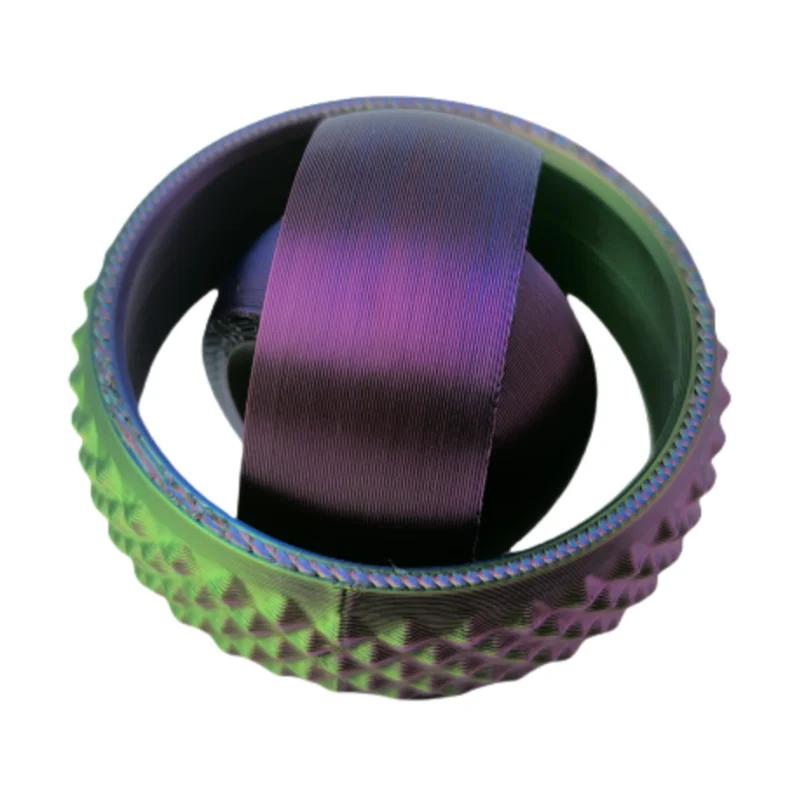 

3D Printed Rotating Ball Toys O-Shaped Universal Fingertip Gyroscope Gravity Rotation Anxiety Relief Decompression Spiner Toys