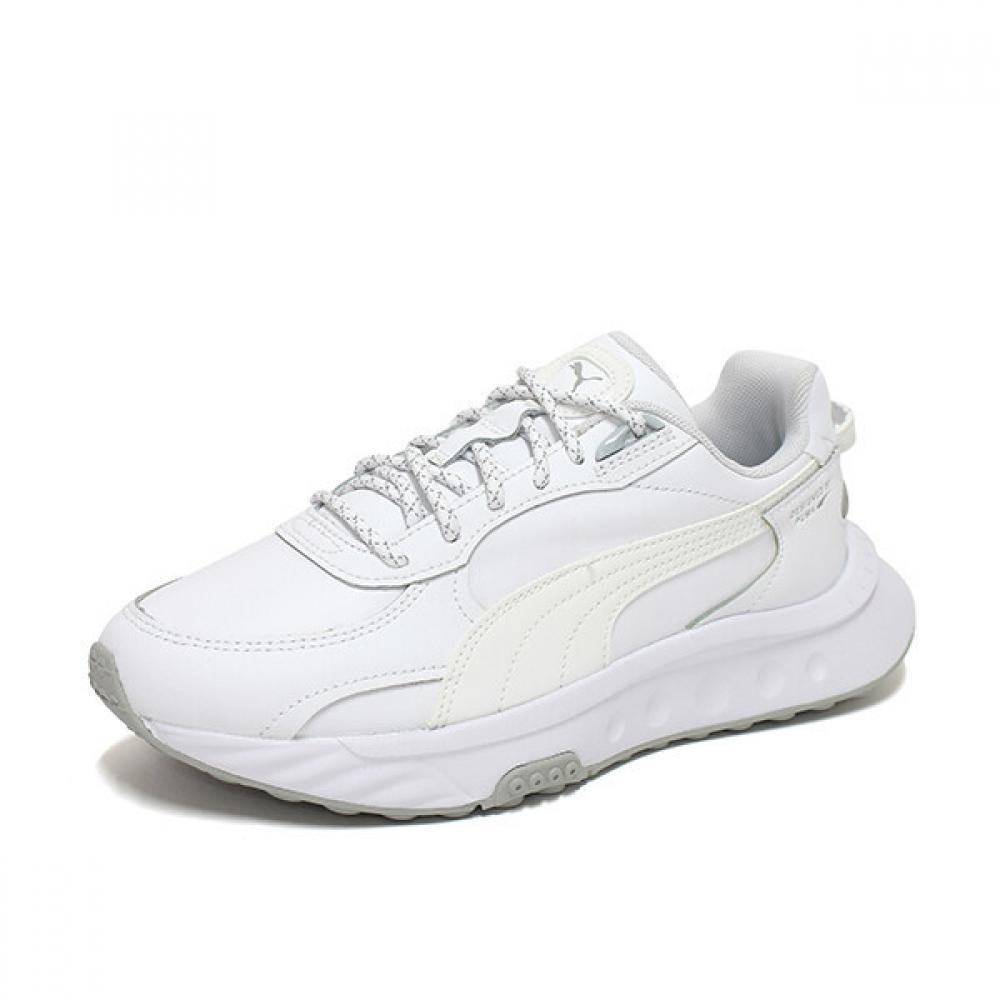 

Puma Кроссовки Wild Rider Reflective Triple White для мужчин, женщин, кроссовки для мужчин, повседневная обувь, обувь 3 38372801/220mm(UK3)