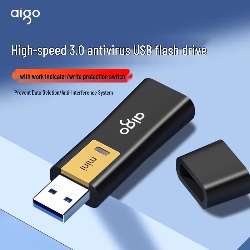 aigo Anti-Virus Write-Protected USB 3.0 Flash Drive