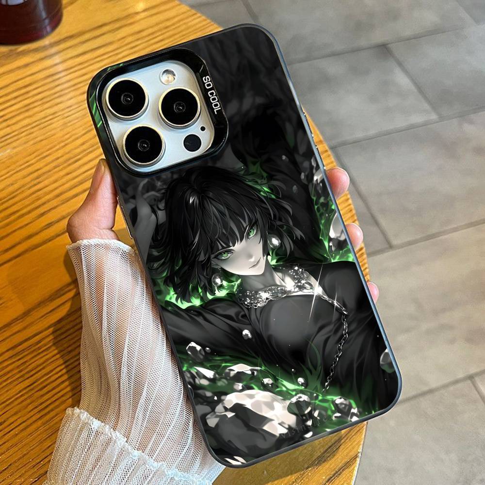 

Чехол для телефона F-Fubuki Anime OP-MAN для iPhone 16 17 15 14 12 13 Pro Max Черный Матовый Конфетный Ударопрочный Чехол iPhone16promax