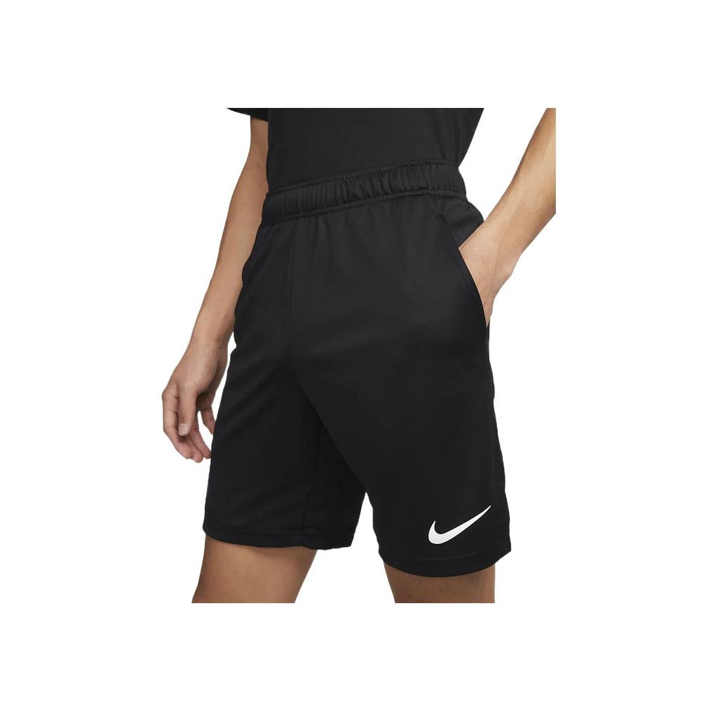 Nike Casual Elastic Waist Logo Print Straight Shorts Men Bottoms Black DM5943-010