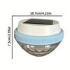 LED Solar Schwimmende Lichter Heißwasserquellen Lichter Pool Lichter Pool Landschafts Lichter Farbwechselnde Pool Lichter Dekorationslichter Umgebungslicht
