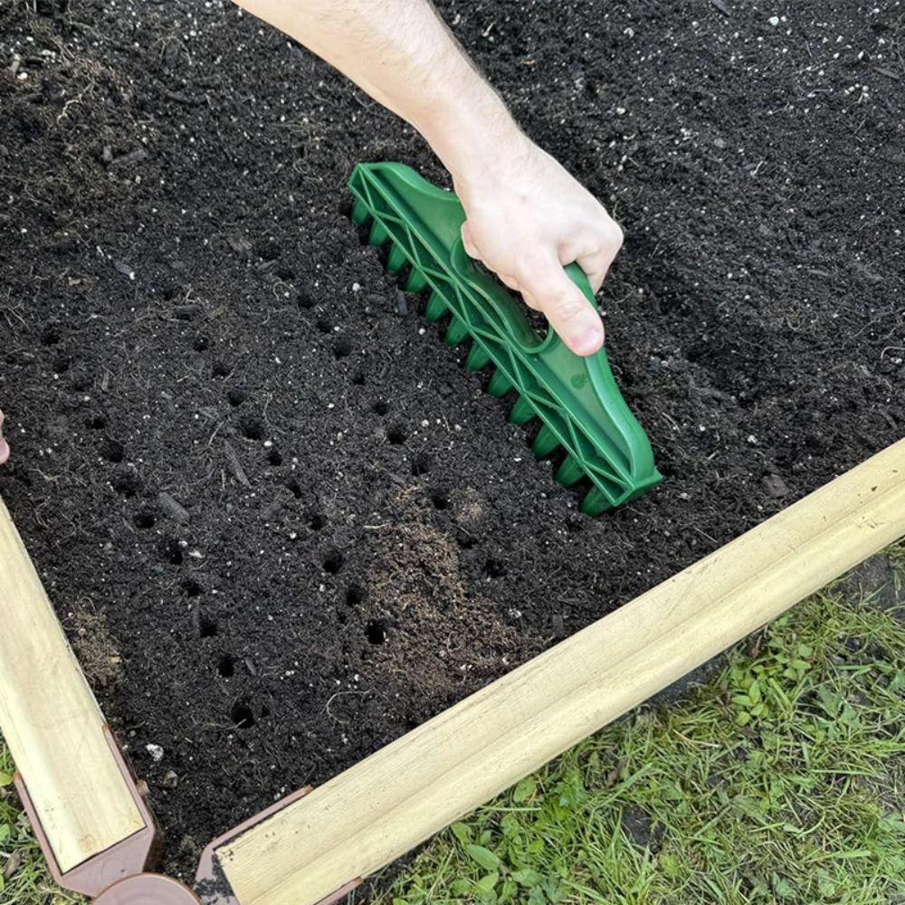 Plastic Seed Spreader Portable Lightweight Seed Planter Spacer New Soil Hole Puncher Seed Sowing