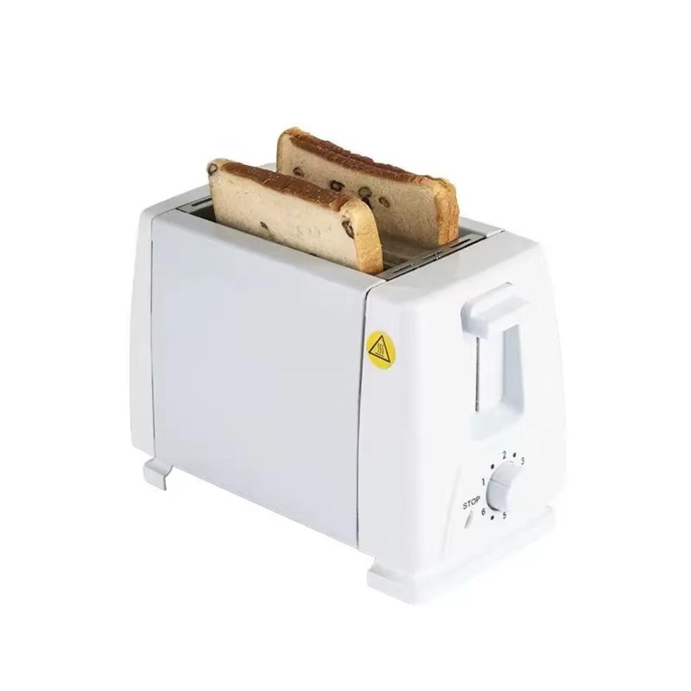 Stainless Steel 2 Slice Toaster Widened Slot Breakfast Machine  Sandwich