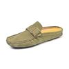 Neue Herren Flats Pantoletten Hausschuhe Männlich Marke Designer Herren Halbschuhe für Herren Lässige Vintage Loafer Mode Halbschuhe