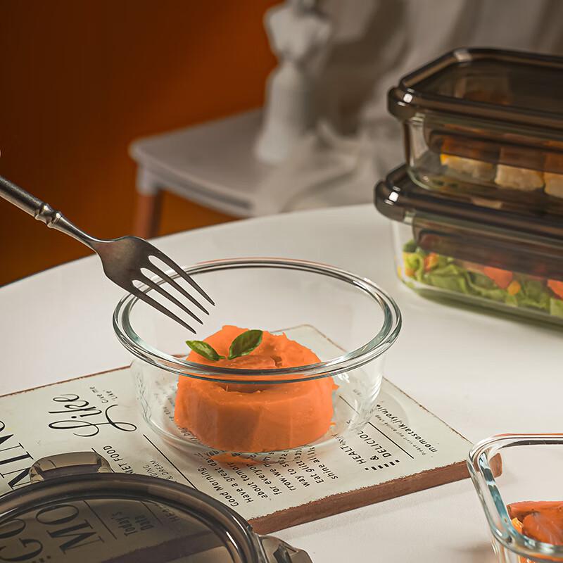 Heat-Resistant Glass Food Storage Container