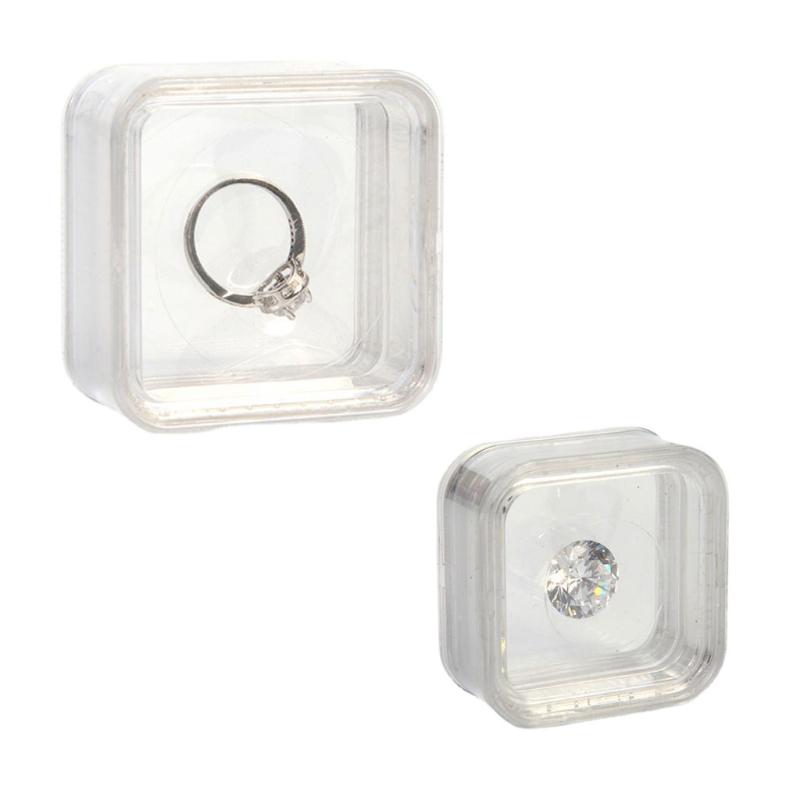 Practical Floating Frames Box Jewelry Display Stands Transparent Film Jewelry Display Box for Necklace Bracelet Earring