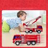 Multifunctional Early Education Simulation Inertia Sound And Light Music Storytelling Fire Truck Model Children'S Toys 1:16
