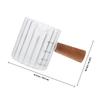 Espresso Measuring Cup Wooden Handle Glass Pitcher 90Ml Coffee Milk Cream Measuring Cup Household Bar Baking Multi-Function