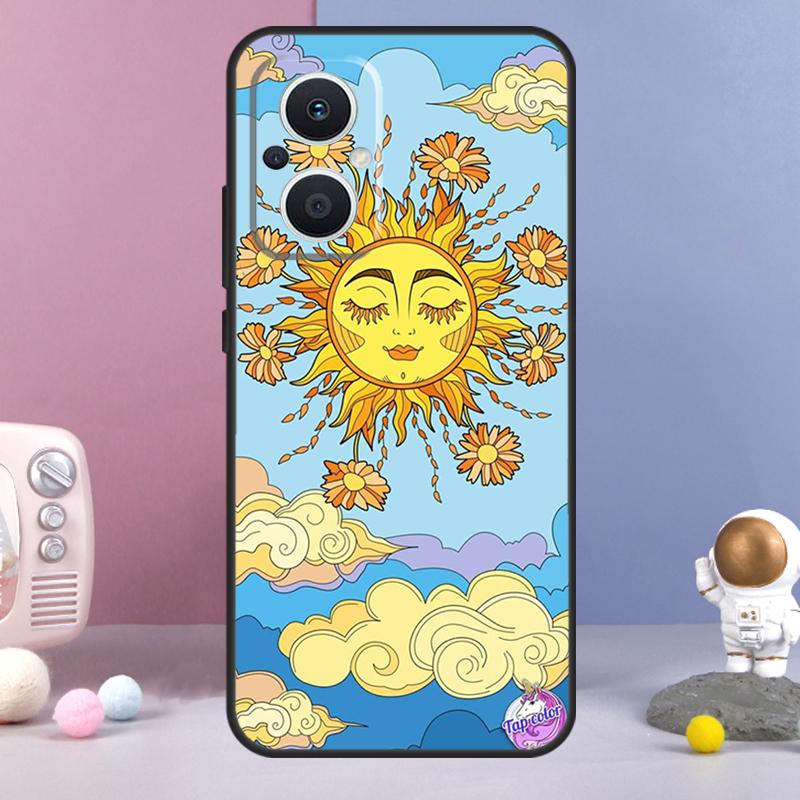 Indie Hippie Art Funda For OPPO Reno 12 F 11F 13F 14F 10 11 13 14 Pro 7 8 Lite OPPO Find X9 X6 X5 X8 Pro Case