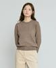 210EDIT Unisex Soft Knit Round Neck [Melan Brown]_Zz4Sw070