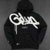 3D Letter Print Hoodie Loose Fit Streetwear Sweatshirt Teens Casual Daily Wear