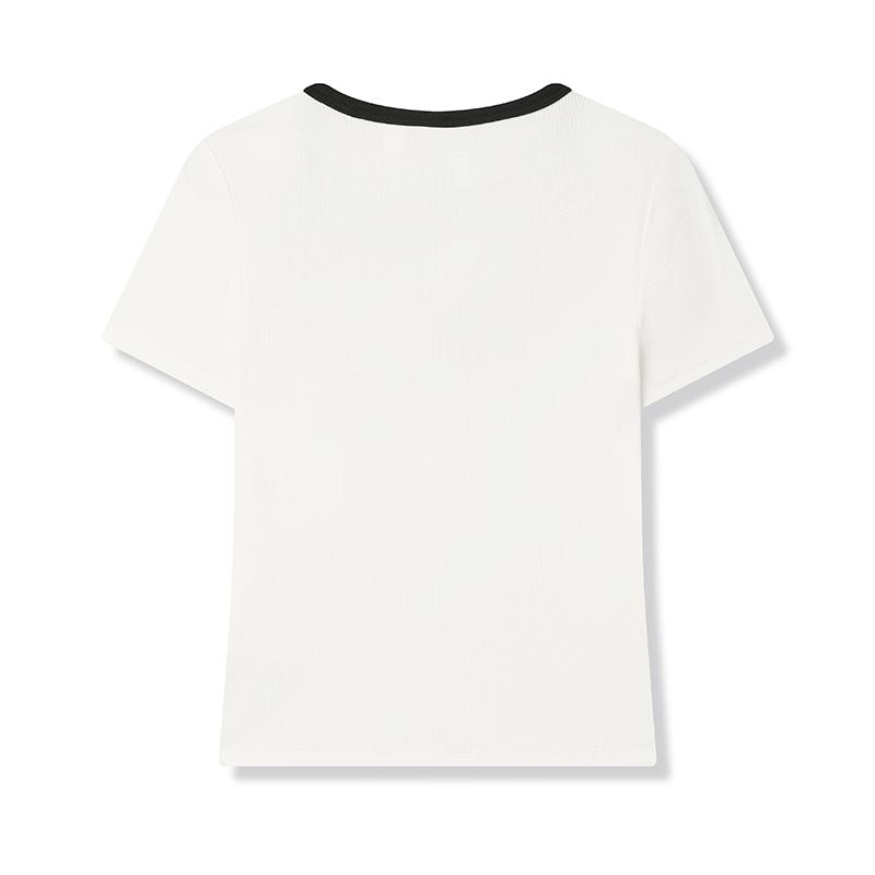 

New FILA ORIGINALE T Shirt Women s Cloud White F11W529124F-WT 165/84A/M