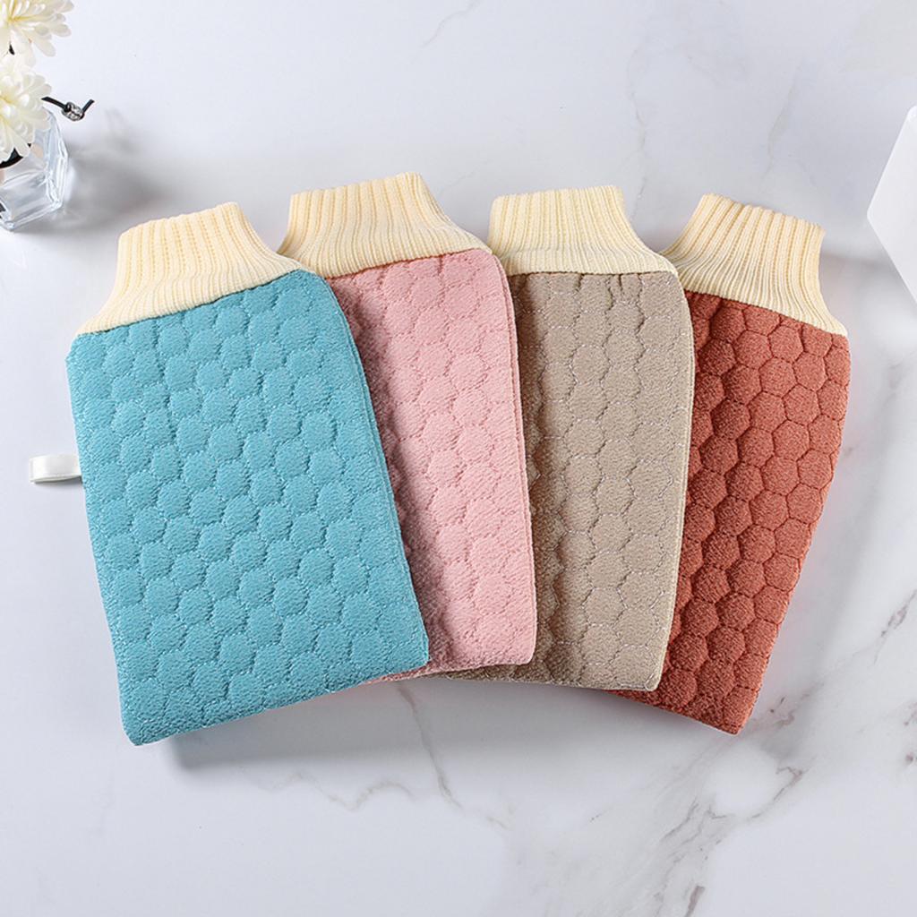 Bath Gloves Double-sided Bath Gloves Bath Ball Bathroom Cleaning Bath Towel
