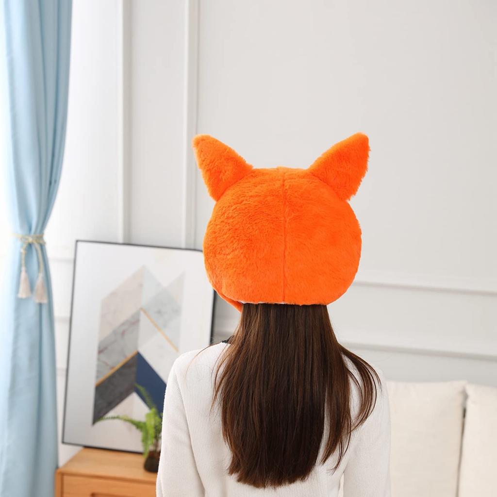 Edostree Fox Headgear Variety Fox Cosplay Funny Animal Headgear for Photo Cosplay Christmas Goods, Hat, Shoots, Parties, Accessories, Gifts,
