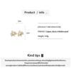 French Retro Silver Zircon Flower Stud Earrings with High-End Ethnic Style