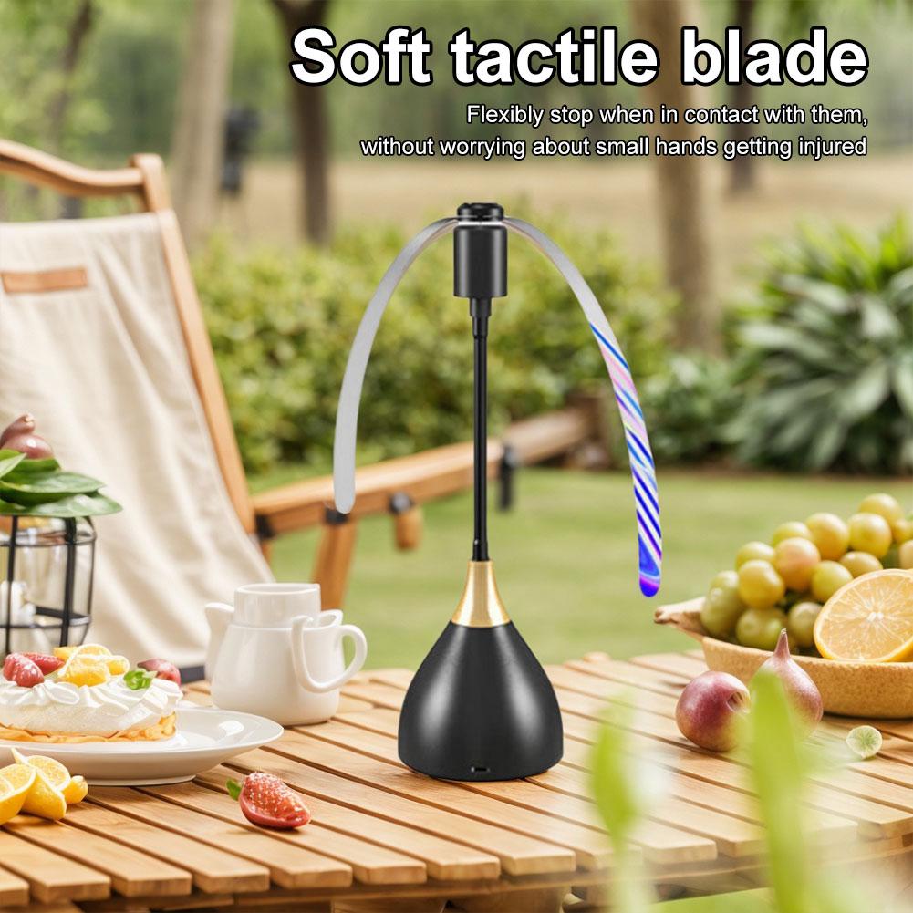 1-3pcs Portable Fly Fans For Tables Effective Fly Repellent Fan Keeps Flies Away With Soft Blades for Picnic BBQ Party Fly Fans