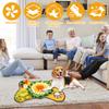 Dog Snuffle Mat Pet Toys Interactive Training Sniff Natural Feeding Mat Squeaker Dog Treat Relieve Pressure Snuffle Toys