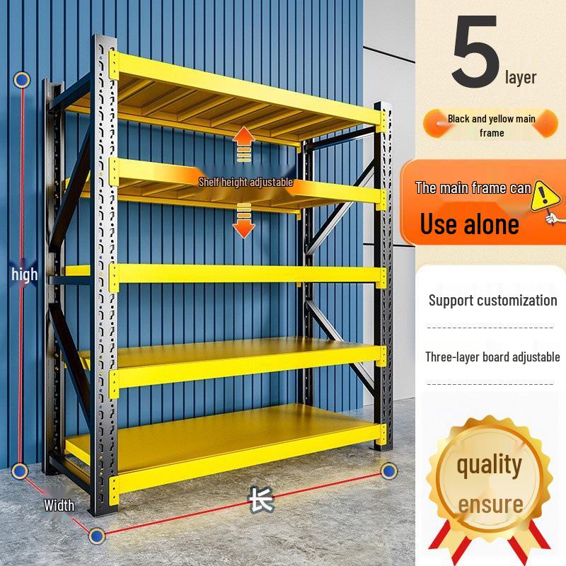 Heavy-Duty Multi-Layer Storage Racks for Commercial and Garage Use