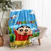 1pc Blanket - Crayon Shin-chan Print Design, Lightweight Blanket for Sofa, Bed- Soft &Warm, Gift for All Seasons