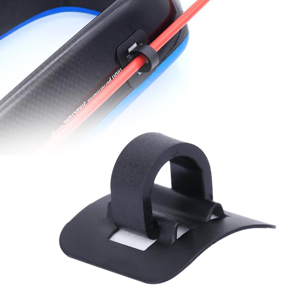 Road Mountain Bike Brake Cable Tube Guide Shifter Adapter Bicycle Frame C Clips (6pcs)